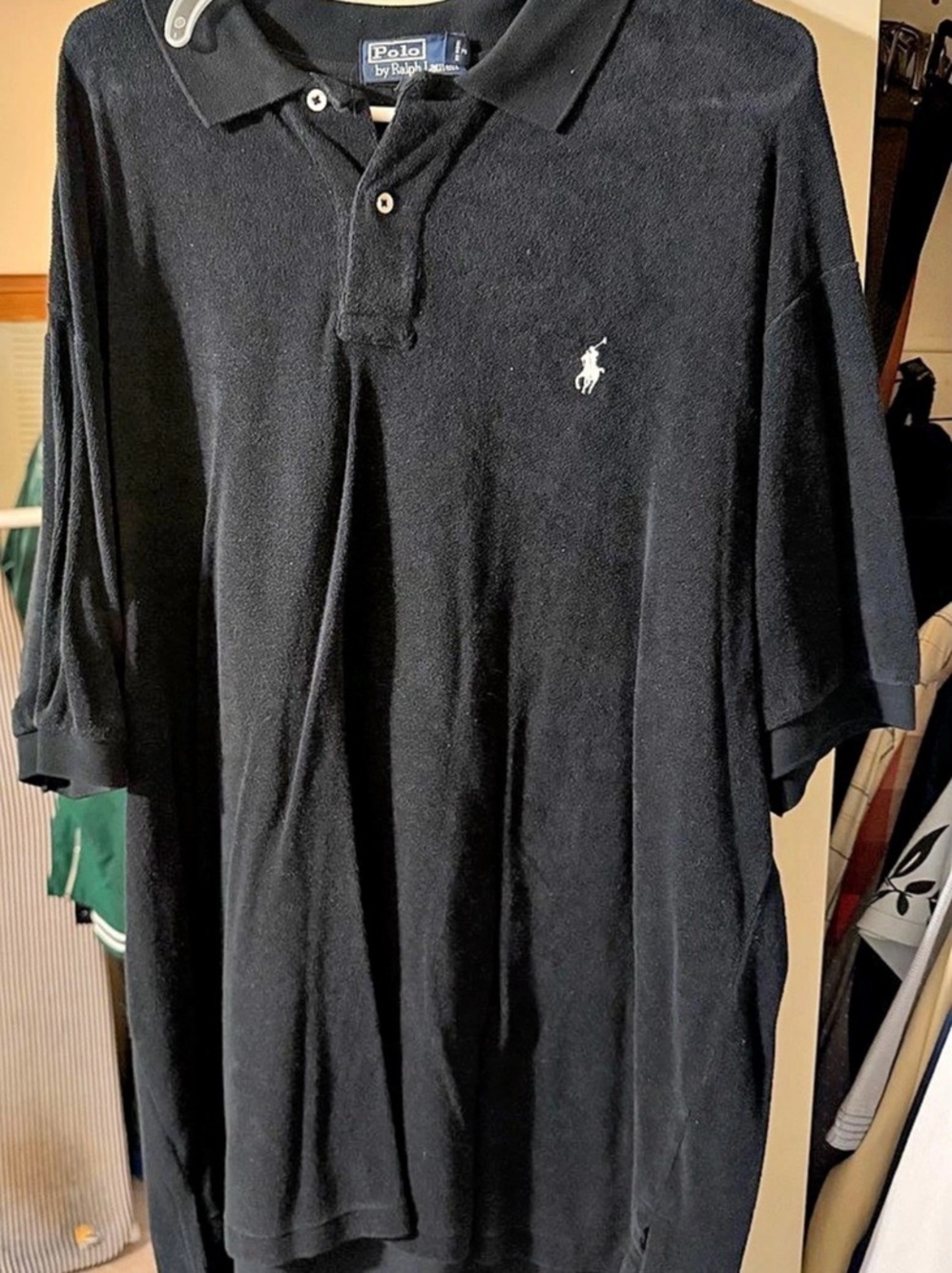 Polo Ralph Lauren Classic Fit Cotton Mesh Polo Shirt Men's Black